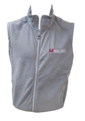 Image of Men's Microfleece Vest Logo
